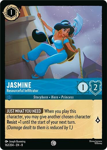 Image for Jasmine - Resourceful Infiltrator (162/204) - Disney Lorcana