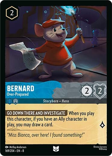 Image for Bernard - Over-Prepared (169/204) - Disney Lorcana