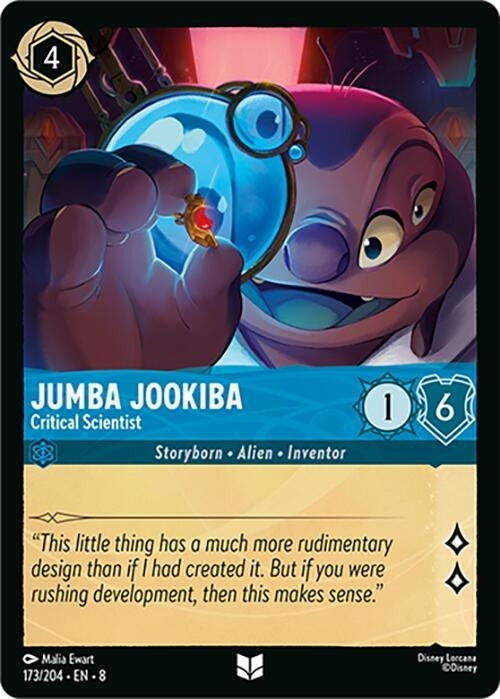 Image for Jumba Jookiba - Critical Scientist (173/204) - Disney Lorcana
