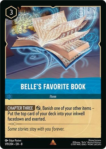 Image for Belle's Favorite Book (179/204) - Disney Lorcana