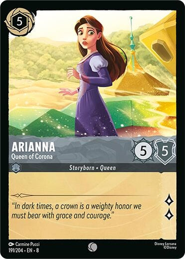 Image for Arianna - Queen of Corona (191/204) - Disney Lorcana