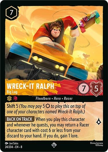 Image for Wreck-It Ralph - Big Lug (24/204) - Disney Lorcana
