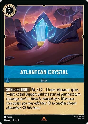 Image for Atlantean Crystal (180/204) - Disney Lorcana