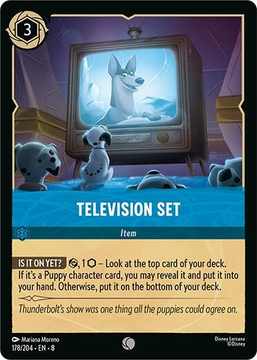 Image for Television Set (178/204) - Disney Lorcana