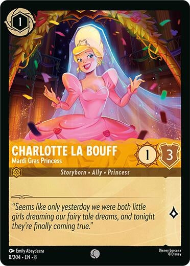 Image for Charlotte La Bouff - Mardi Gras Princess (8/204) - Disney Lorcana