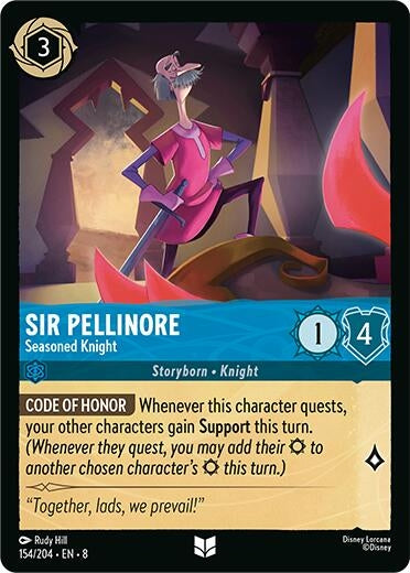 Image for Sir Pellinore - Seasoned Knight (154/204) - Disney Lorcana