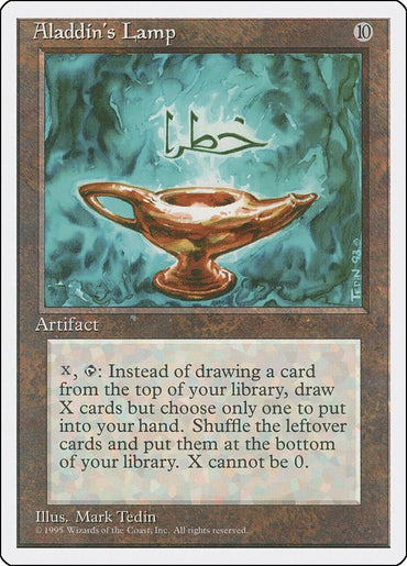 Image for Aladdin's Lamp [Fourth Edition] - Magic: The Gathering
