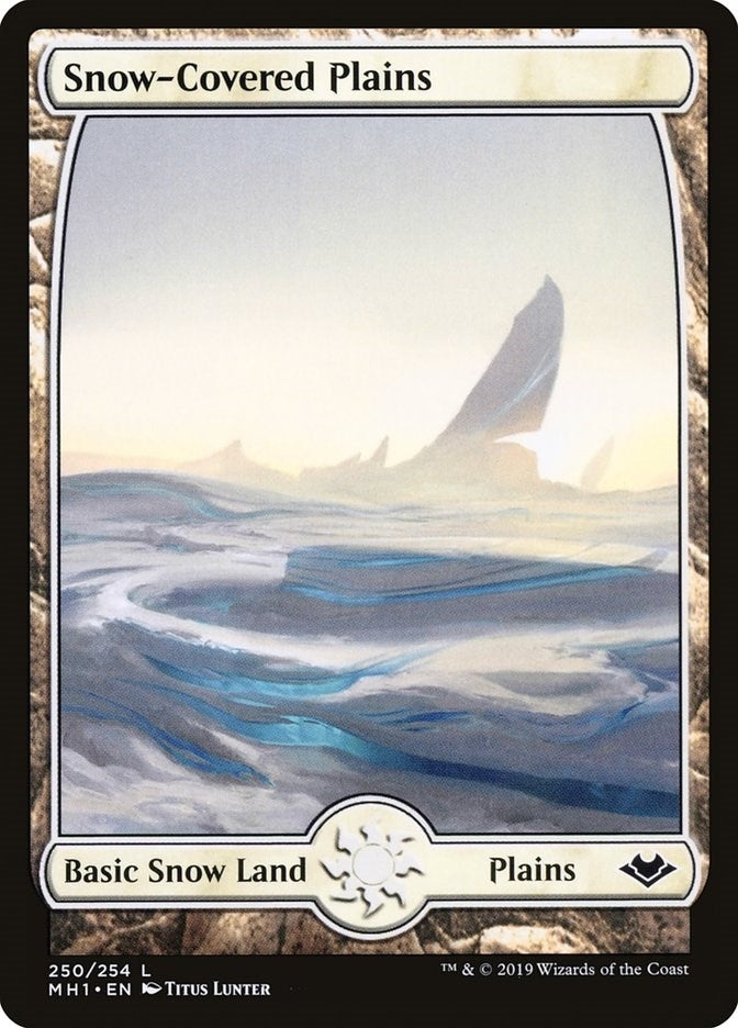 Image for Snow-Covered Plains (250) - Magic: The Gathering