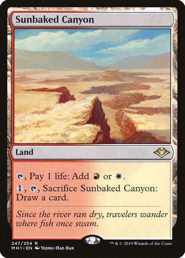Image for Sunbaked Canyon (247) - Magic: The Gathering