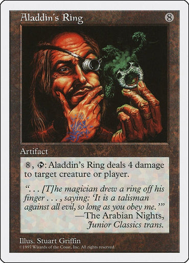 Image for Aladdin's Ring [Fifth Edition] - Magic: The Gathering
