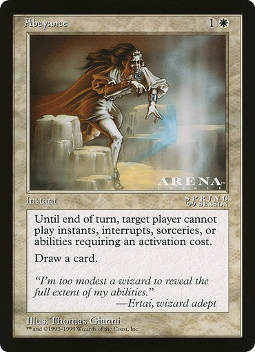Image for Abeyance (Arena League) [Oversize Cards] - Magic: The Gathering