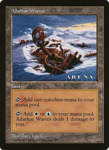 Image for Adarkar Wastes (Arena League) [Oversize Cards] - Magic: The Gathering