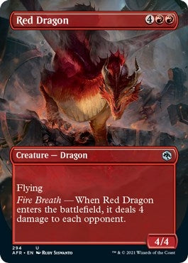 Image for Red Dragon (Borderless) (294) - Magic: The Gathering