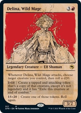 Image for Delina, Wild Mage (Showcase) (317) - Magic: The Gathering