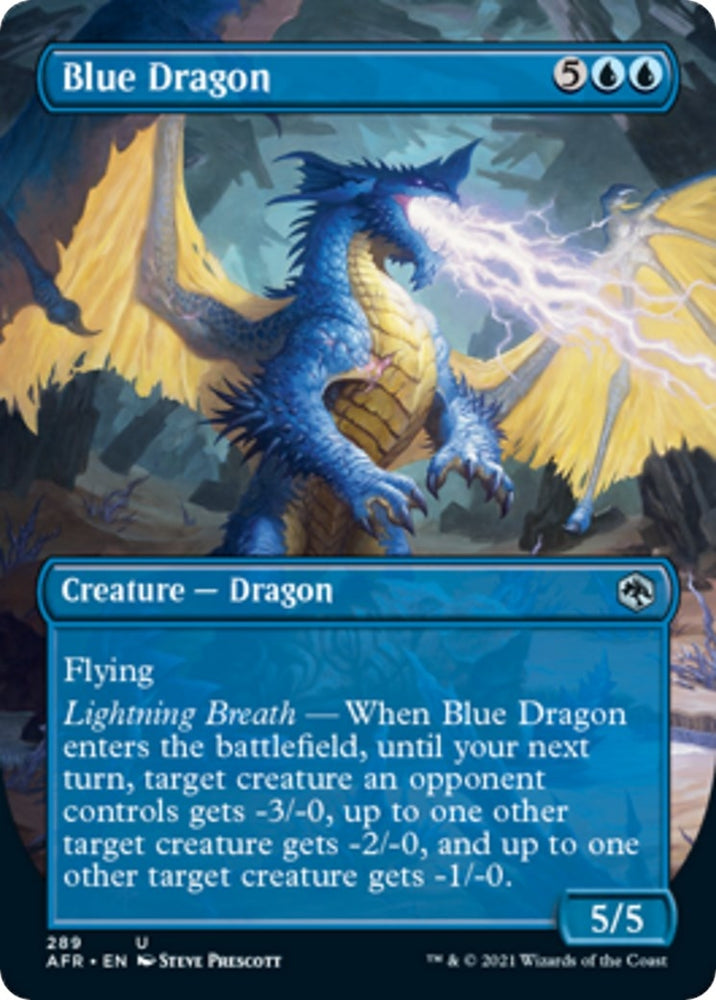 Image for Blue Dragon (Borderless) (289) - Magic: The Gathering