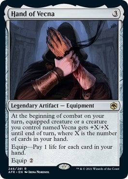 Image for Hand of Vecna (246) - Magic: The Gathering