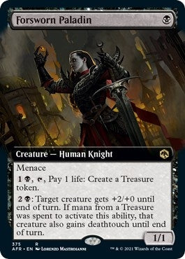 Image for Forsworn Paladin (Extended Art) (375) - Magic: The Gathering