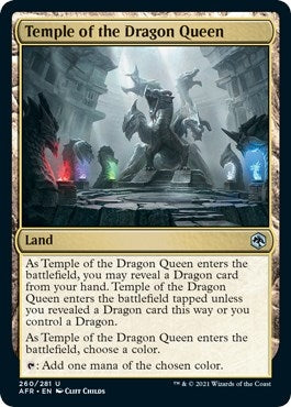 Image for Temple of the Dragon Queen (260) - Magic: The Gathering