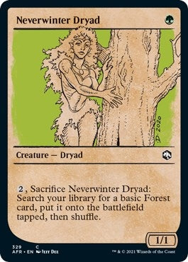 Image for Neverwinter Dryad (Showcase) (329) - Magic: The Gathering