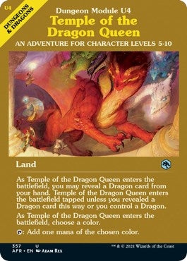 Image for Temple of the Dragon Queen (Dungeon Module) (357) - Magic: The Gathering