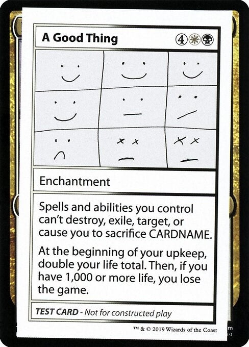 Image for A Good Thing (No PW Symbol) [Mystery Booster: Convention Edition Exclusives] - Magic: The Gathering