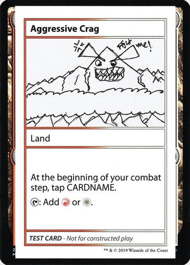 Image for Aggressive Crag (No PW Symbol) [Mystery Booster: Convention Edition Exclusives] - Magic: The Gathering