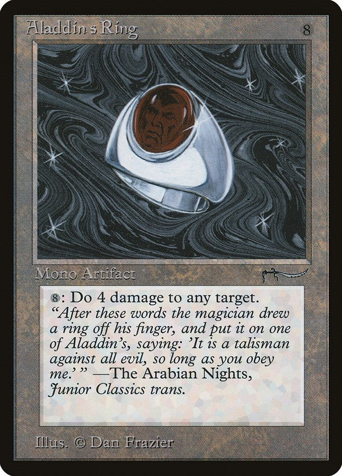 Image for Aladdin's Ring [Arabian Nights] - Magic: The Gathering