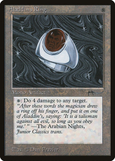 Image for Aladdin's Ring [Arabian Nights] - Magic: The Gathering