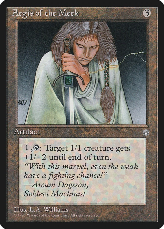 Image for Aegis of the Meek [Ice Age] - Magic: The Gathering