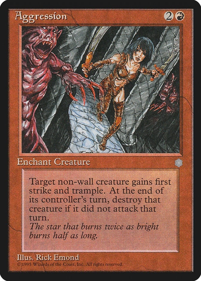 Image for Aggression [Ice Age] - Magic: The Gathering