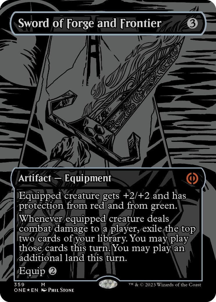 Image for Sword of Forge and Frontier (Oil Slick Raised Foil) (359) - Magic: The Gathering