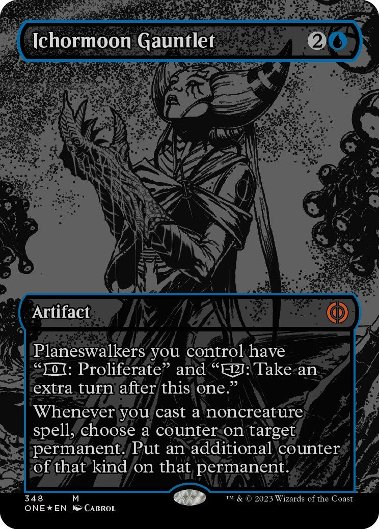 Image for Ichormoon Gauntlet (Oil Slick Raised Foil) (348) - Magic: The Gathering
