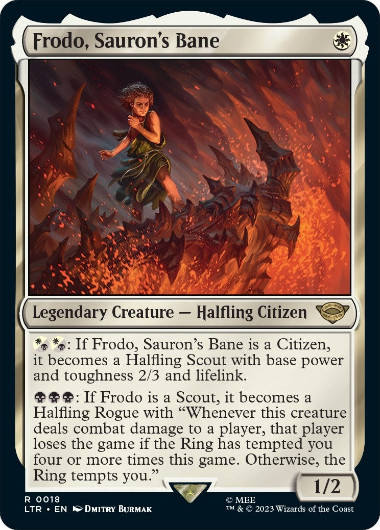 Image for Frodo, Sauron's Bane (18) - Magic: The Gathering