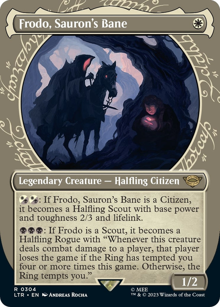 Image for Frodo, Sauron's Bane (Showcase) (304) - Magic: The Gathering