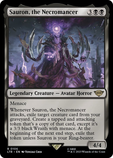 Image for Sauron, the Necromancer (106) - Magic: The Gathering