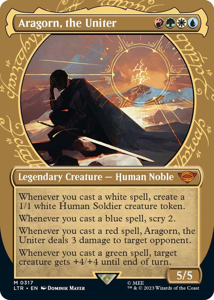Image for Aragorn, the Uniter (Showcase) (317) - Magic: The Gathering