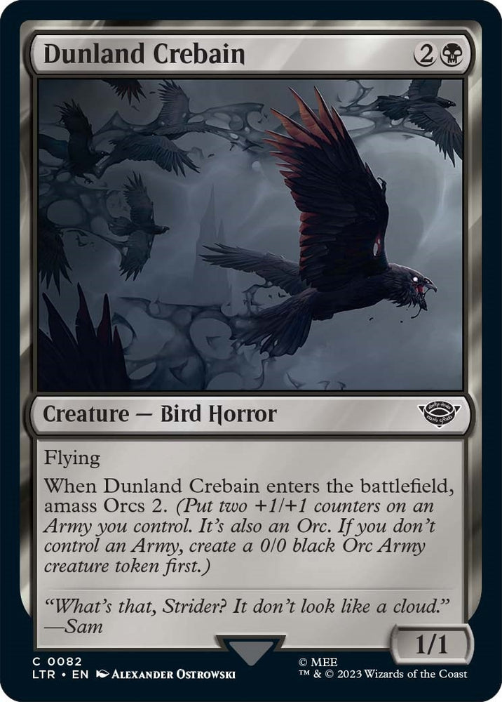 Image for Dunland Crebain (82) - Magic: The Gathering