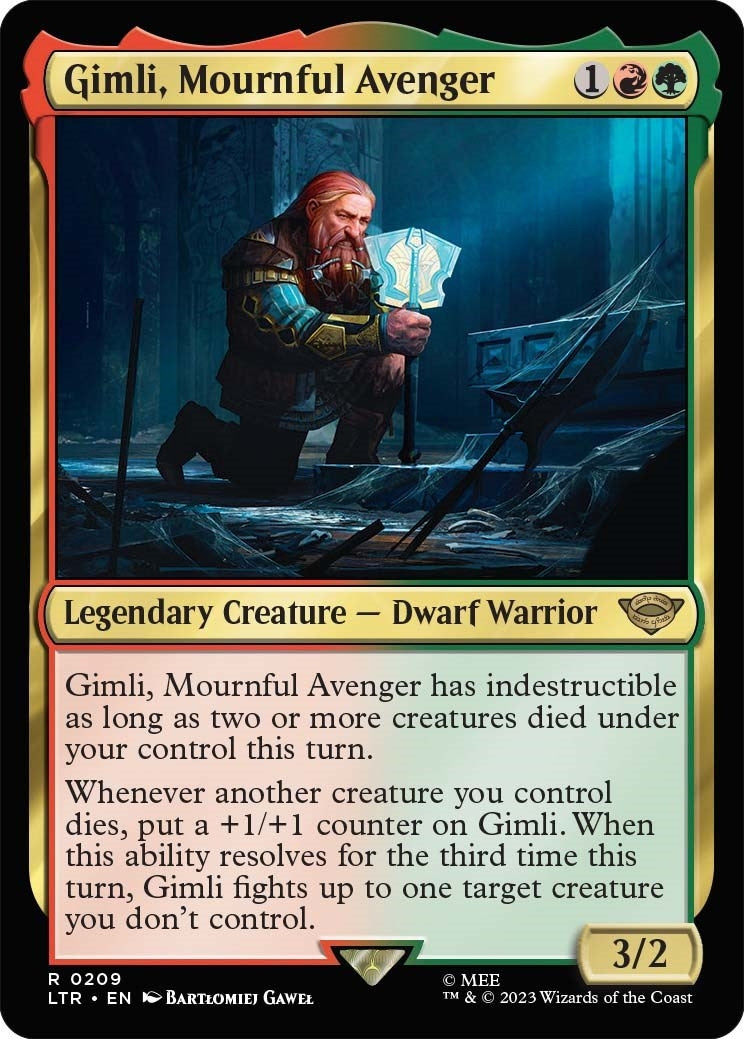 Image for Gimli, Mournful Avenger (209) - Magic: The Gathering