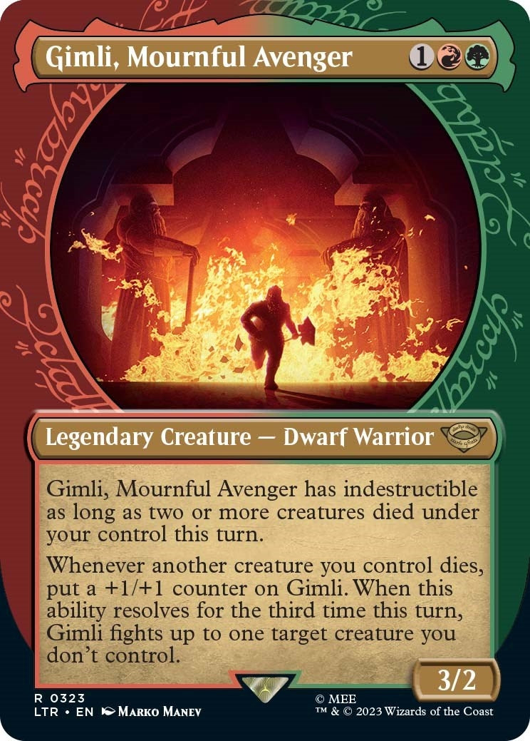 Image for Gimli, Mournful Avenger (Showcase) (323) - Magic: The Gathering