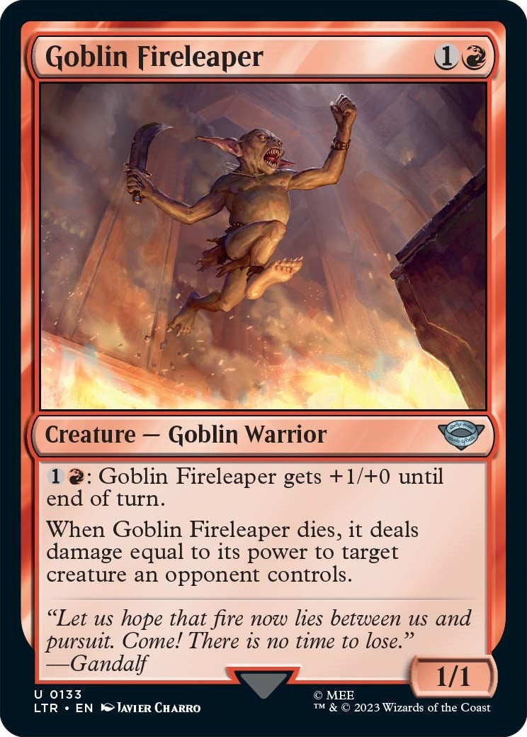 Image for Goblin Fireleaper (133) - Magic: The Gathering