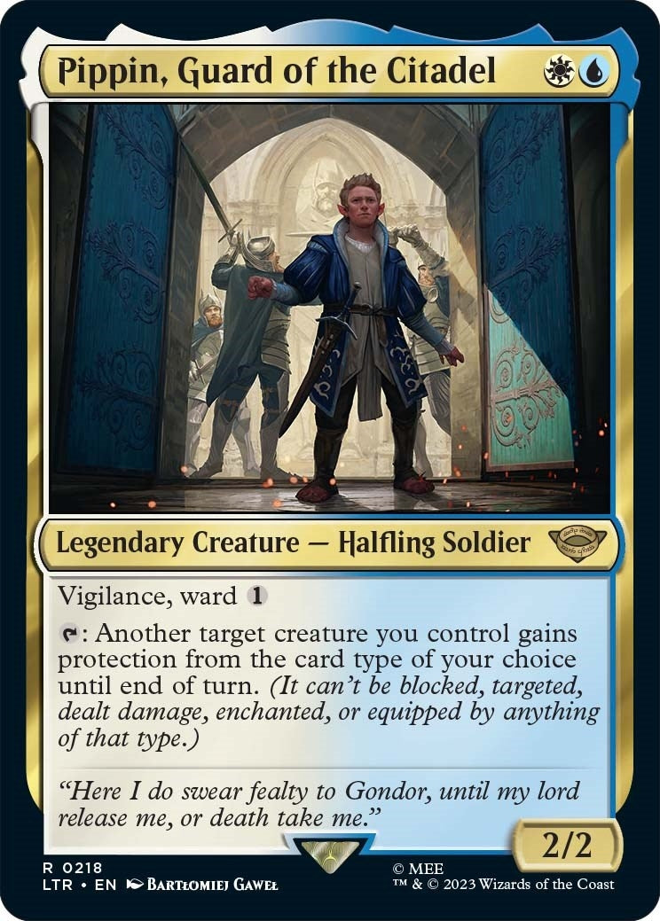 Image for Pippin, Guard of the Citadel (218) - Magic: The Gathering