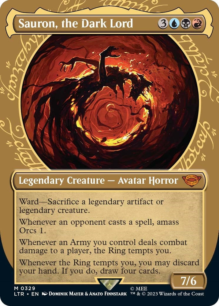 Image for Sauron, the Dark Lord (Showcase) (329) - Magic: The Gathering