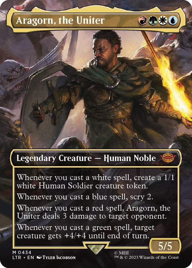 Image for Aragorn, the Uniter (Borderless) (434) - Magic: The Gathering