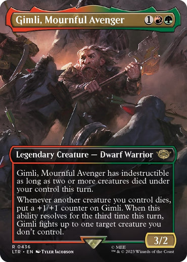 Image for Gimli, Mournful Avenger (Borderless) (436) - Magic: The Gathering