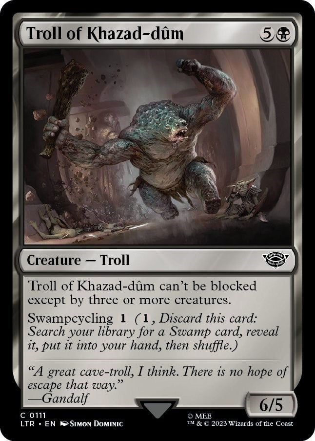 Image for Troll of Khazad-dum (111) - Magic: The Gathering