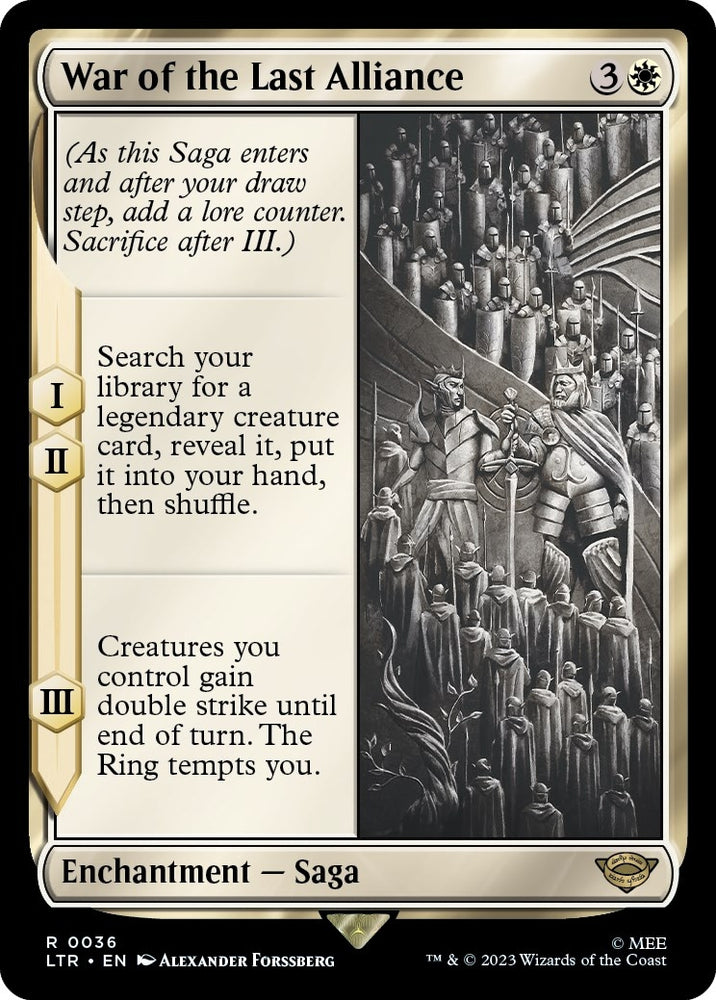 Image for War of the Last Alliance (36) - Magic: The Gathering