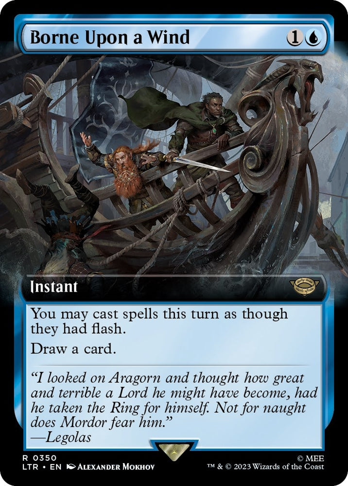 Image for Borne Upon a Wind (Extended Art) (350) - Magic: The Gathering