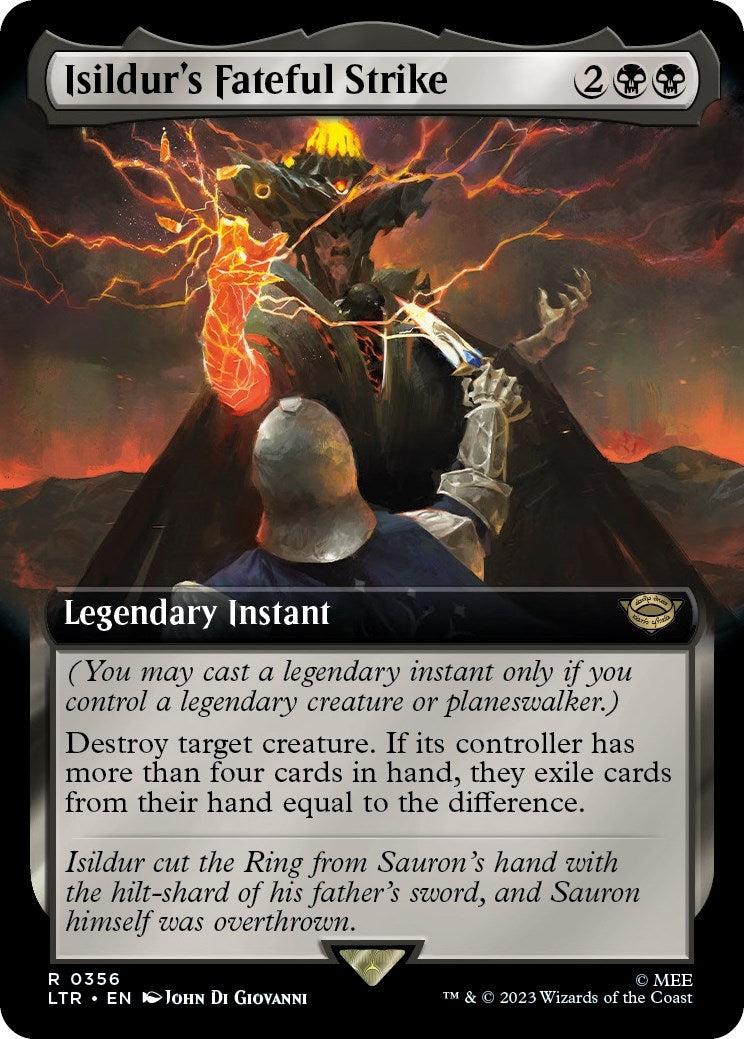 Image for Isildur's Fateful Strike (Extended Art) (356) - Magic: The Gathering