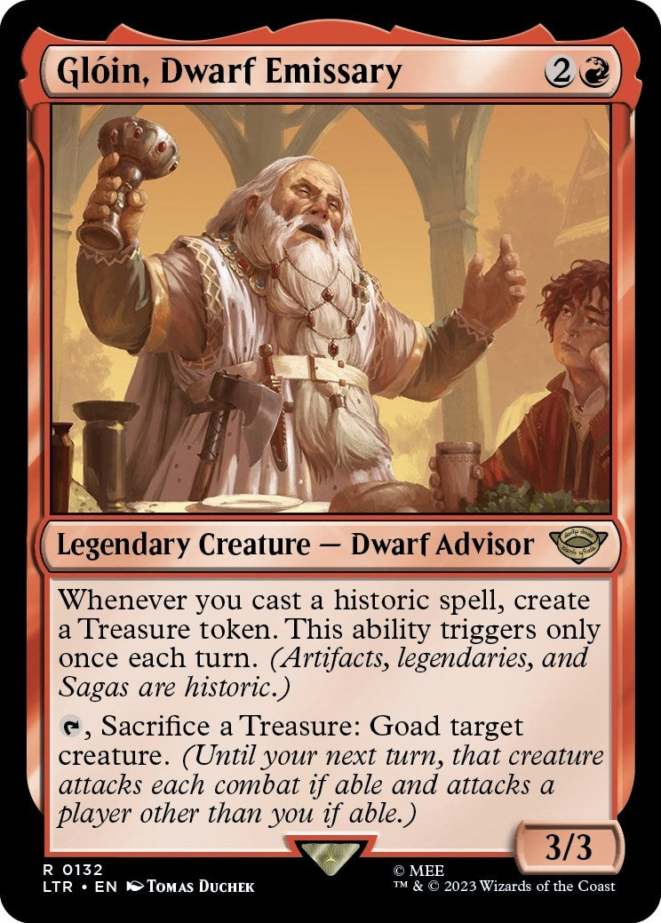Image for Gloin, Dwarf Emissary (132) - Magic: The Gathering