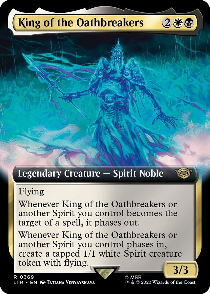 Image for King of the Oathbreakers (Extended Art) (369) - Magic: The Gathering